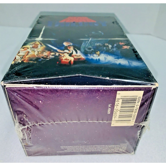Vintage CBS Fox 1992 VHS Star Wars Trilogy Box Set SEALED NEW - Picture 6 of 10